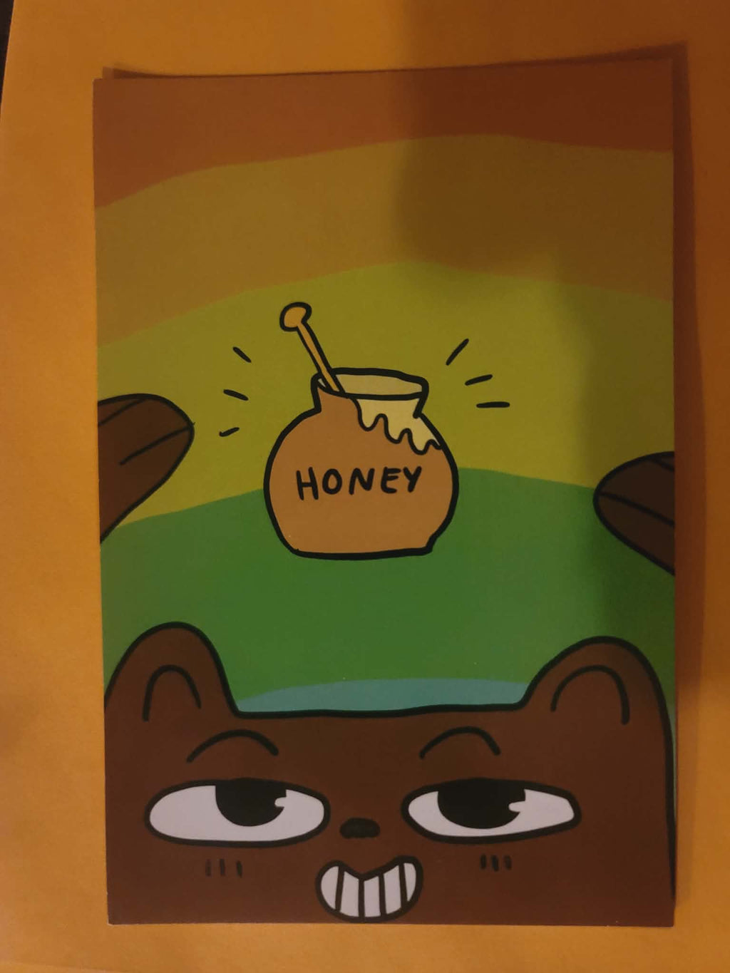 Honey Bear Postcard
