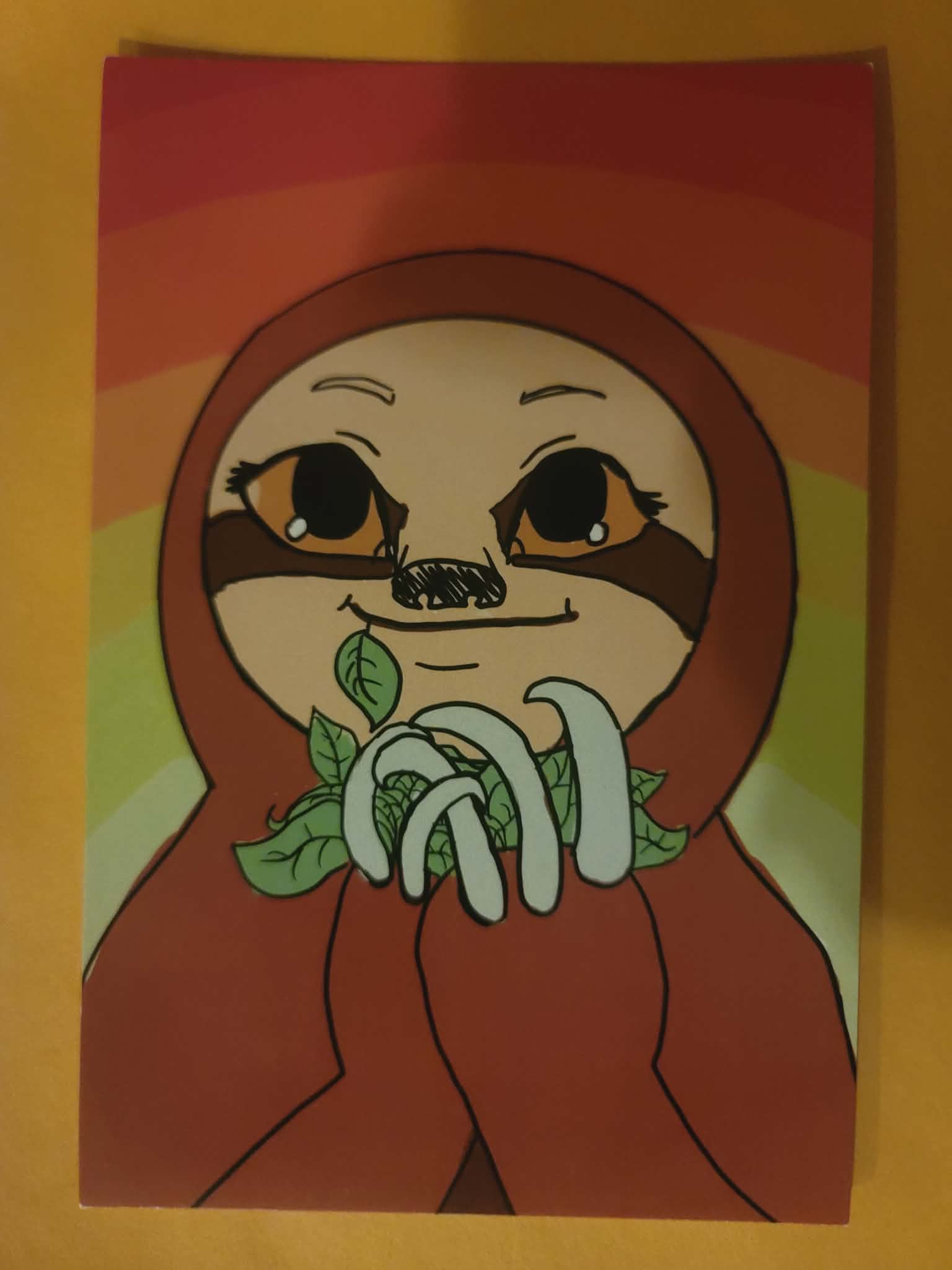 Sloth Postcard