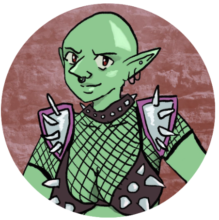 Goblin Tiddies Circular 3x3 Vinyl Sticker