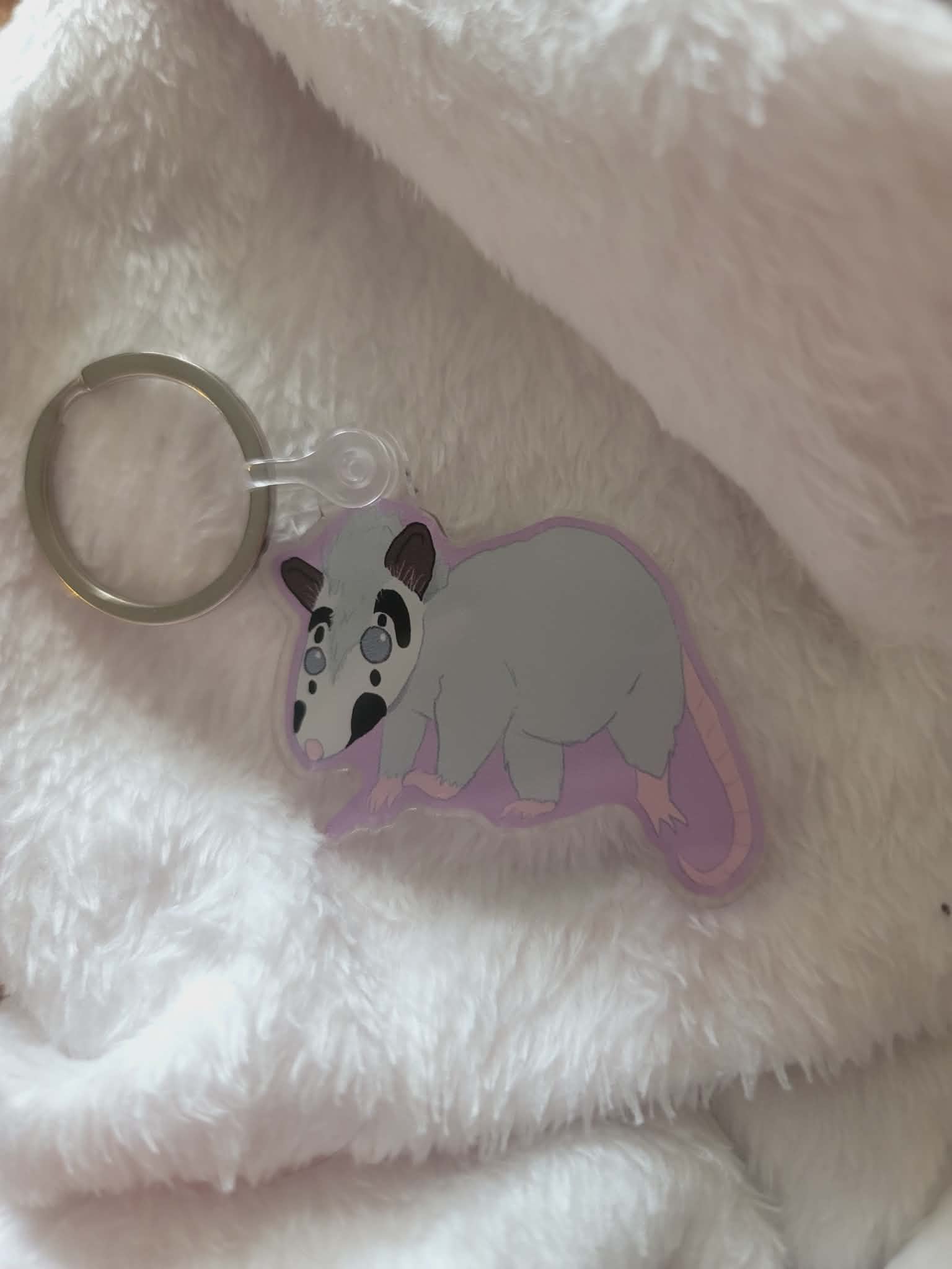 Insane Clown Possum Keychain Perfect for Juggalo's and Possum Lovers