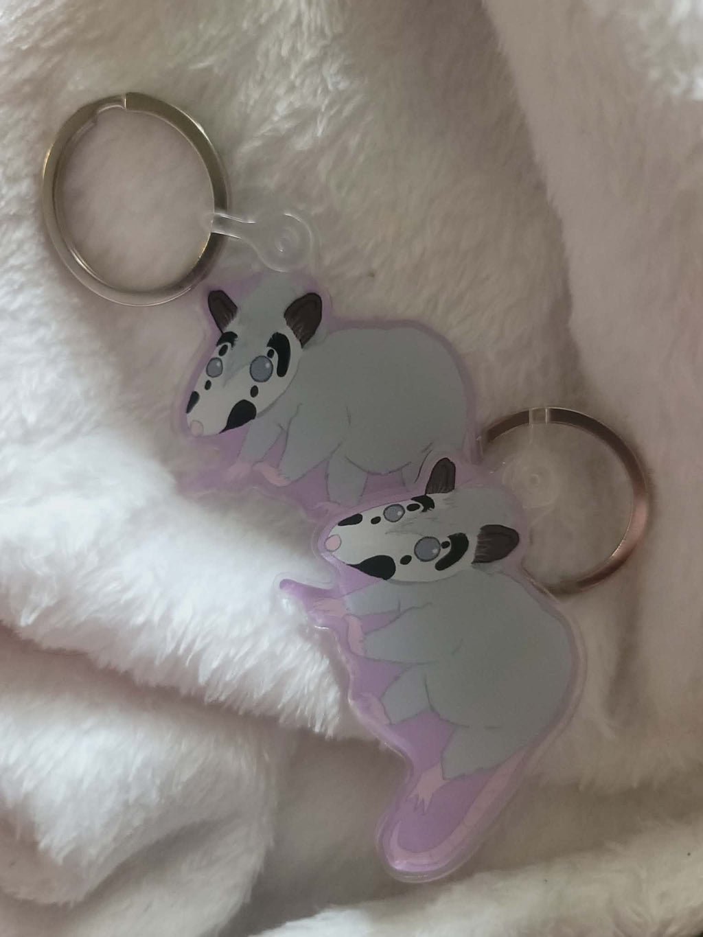 Insane Clown Possum Keychain Perfect for Juggalo's and Possum Lovers